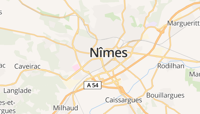 Nîmes online kaart