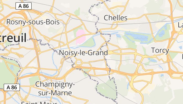 Noisy-le-Grand online kaart