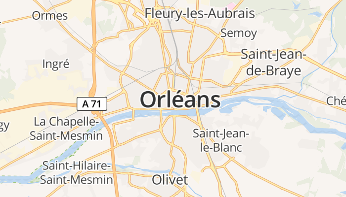 Orléans online kaart