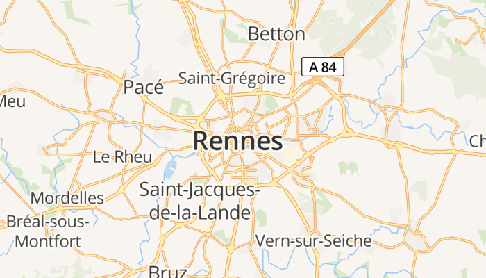Rennes online kaart
