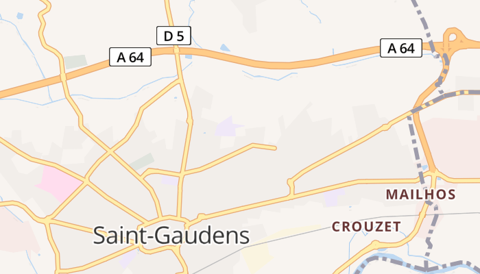 Saint-Gaudens online kaart