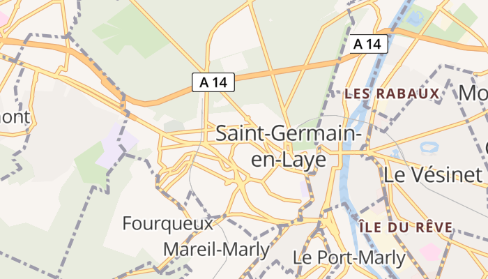 Saint-Germain-en-Laye online kaart