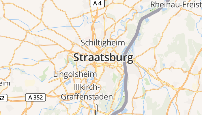 Straatsburg online kaart
