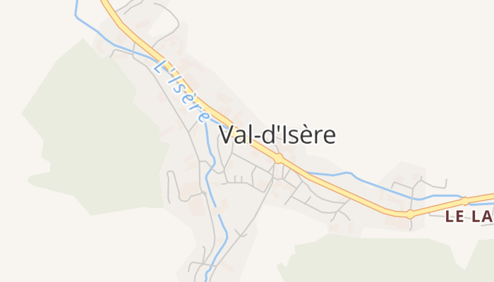 Val-d'Isère online kaart