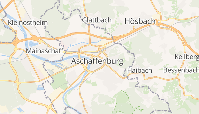Aschaffenburg online kaart