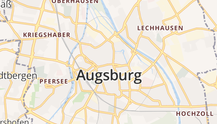 Augsburg online kaart