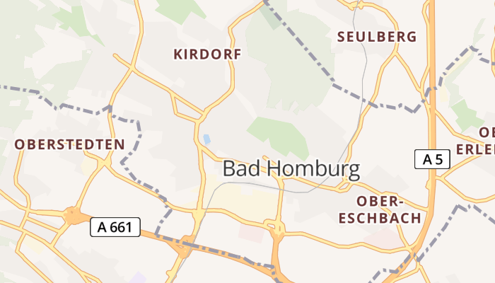 Bad Homburg vor der Höhe online kaart