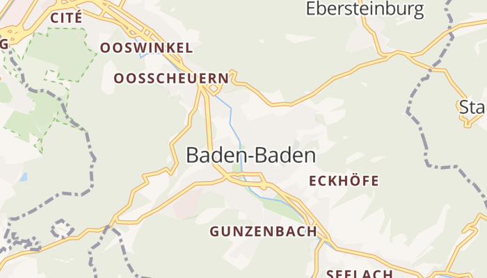 Baden-Baden online kaart
