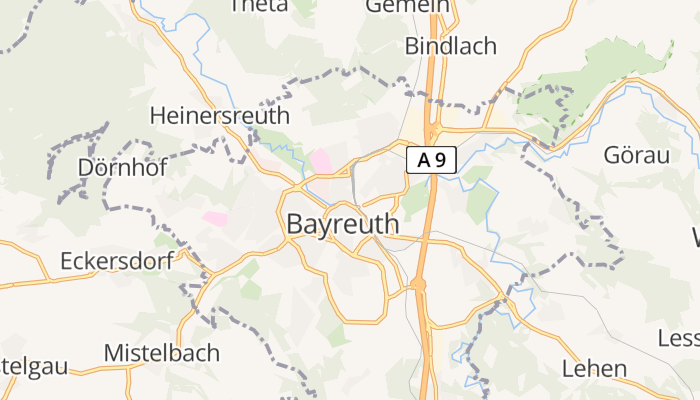 Bayreuth online kaart