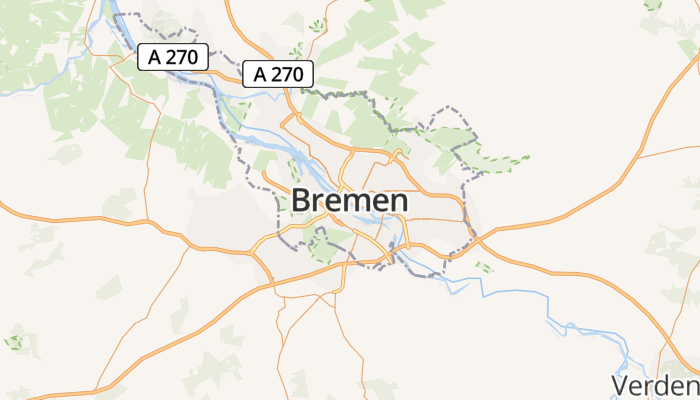 Bremen online kaart