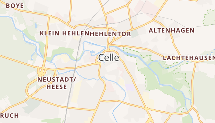 Celle online kaart