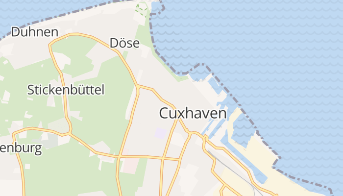 Cuxhaven online kaart