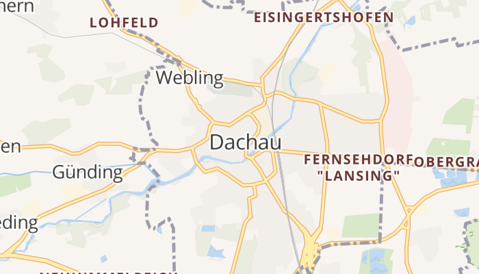 Dachau online kaart