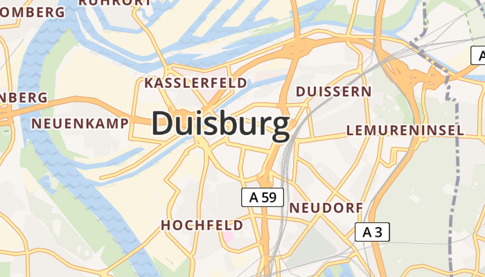 Duisburg online kaart