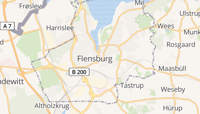 Flensburg online kaart