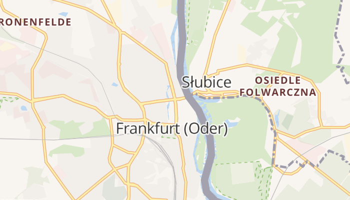 Frankfurt an der Oder online kaart