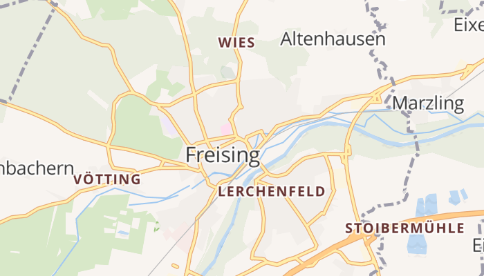 Freising online kaart