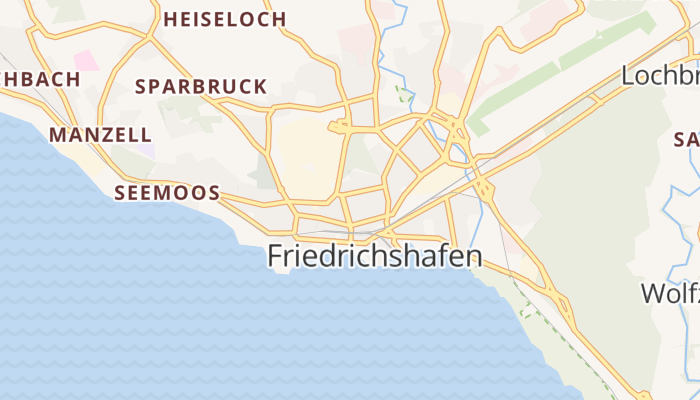 Friedrichshafen online kaart