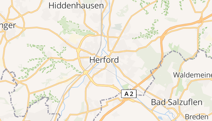Herford online kaart