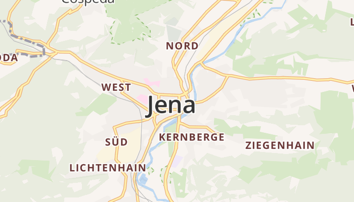 Jena online kaart