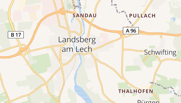 Landsberg am Lech online kaart
