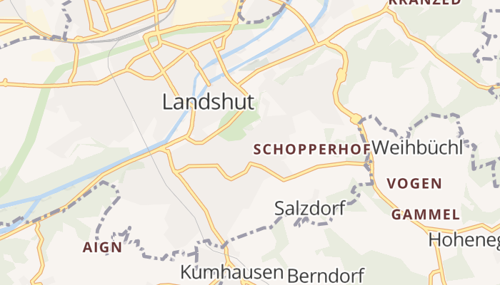 Landshut online kaart
