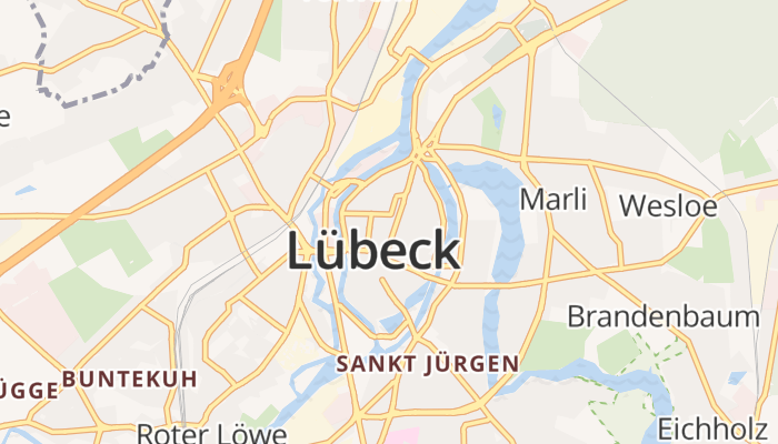 Lübeck online kaart