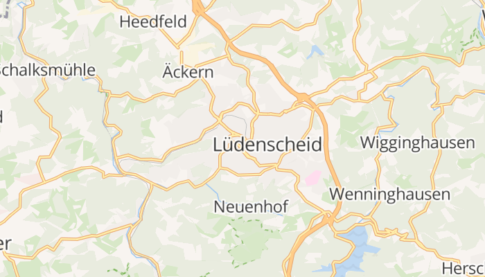 Lüdenscheid online kaart