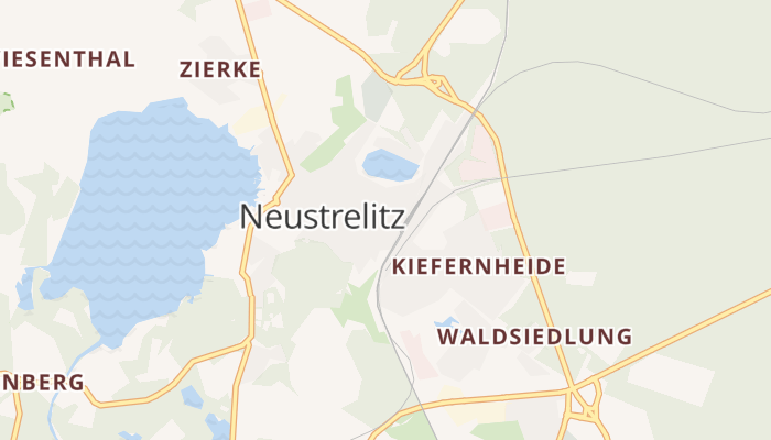 Neustrelitz online kaart