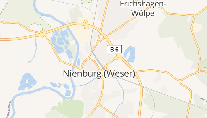 Nienburg/Weser online kaart