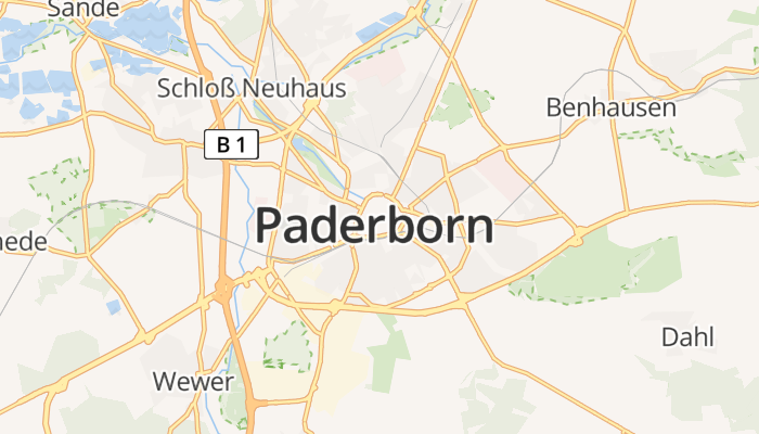 Paderborn online kaart