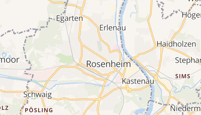 Rosenheim online kaart