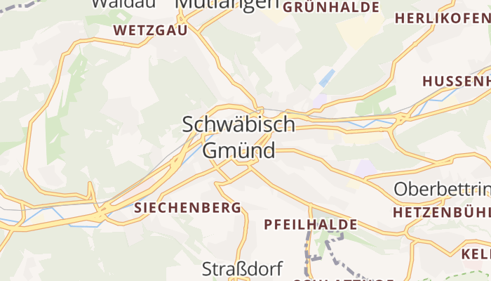 Schwäbisch Gmünd online kaart