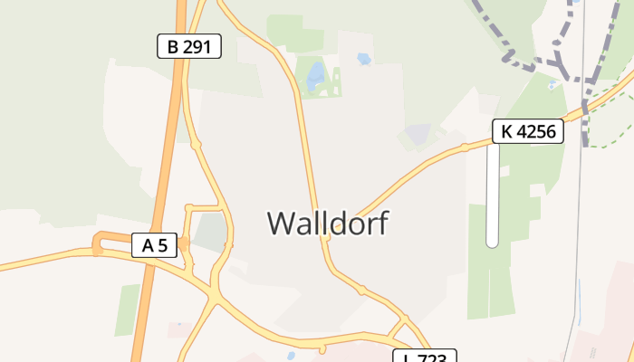Walldorf online kaart