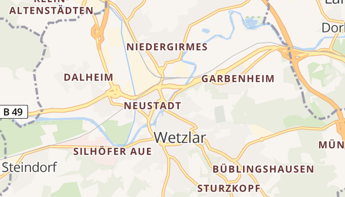 Wetzlar online kaart