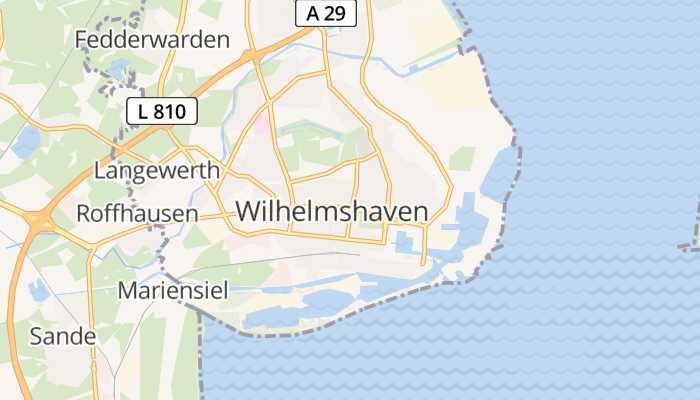 Wilhelmshaven online kaart