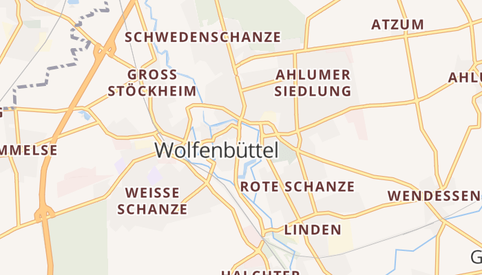Wolfenbüttel online kaart
