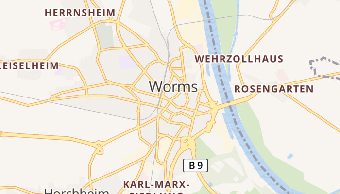 Worms online kaart