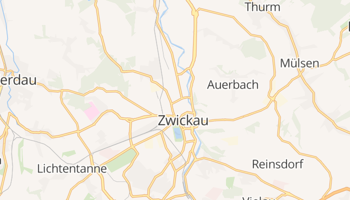 Zwickau online kaart