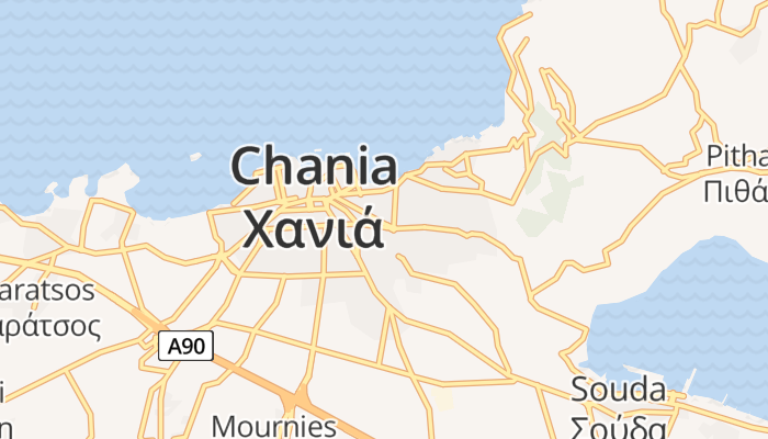 Chania online kaart