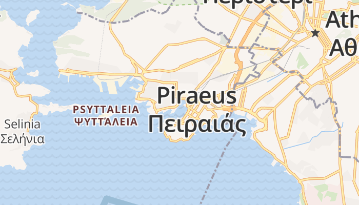 Piraeus online kaart