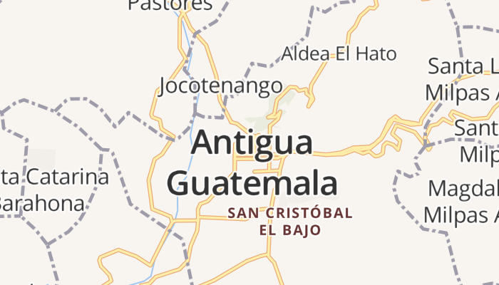 Antigua online kaart
