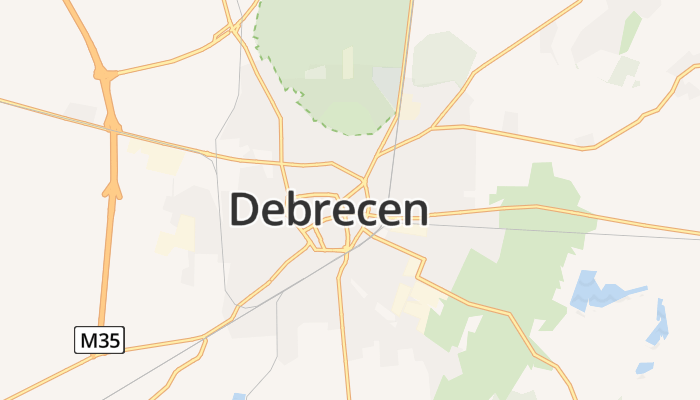 Debrecen online kaart