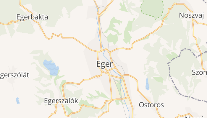 Eger online kaart