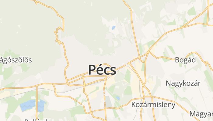 Pécs online kaart
