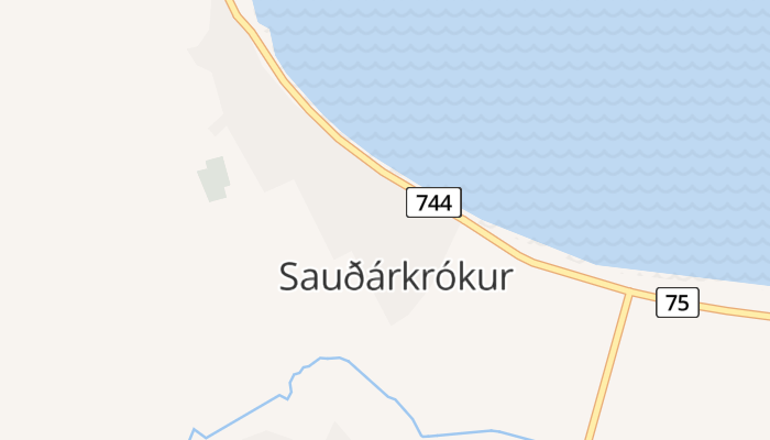 Sauðárkrókur online kaart