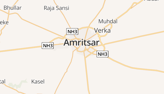 Amritsar online kaart
