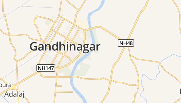 Gandhinagar online kaart