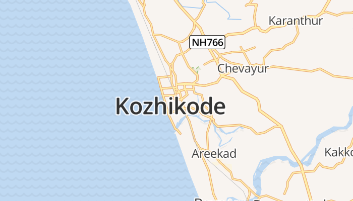 Kozhikode online kaart
