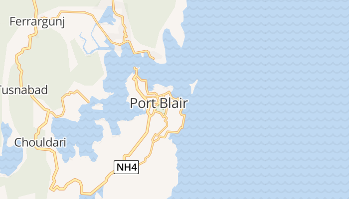 Port Blair online kaart
